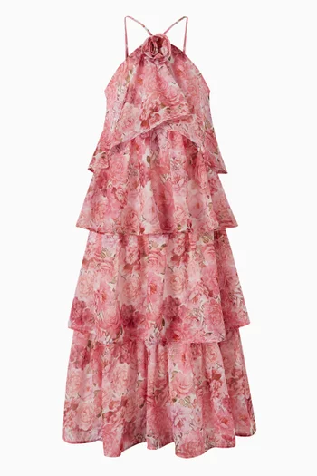 Julietta Frilled Maxi Dress