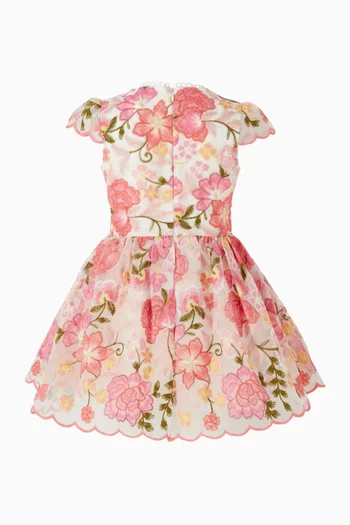 Avery Embroidered Mini Dress