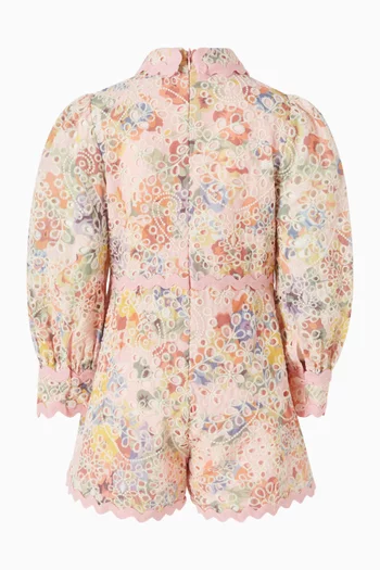 Alanna Embroidered Romper