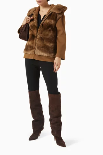 Après Chinchilla Hooded Jacket