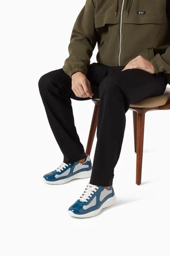 سنيكرز أمريكاز كاب جلد لامع