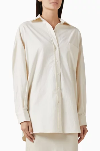 Rhea 2.0 Oversized Shirt in Cotton