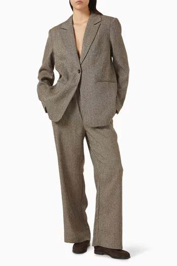 Frankie Oversized Blazer in Tweed