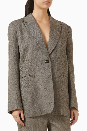 Frankie Oversized Blazer in Tweed