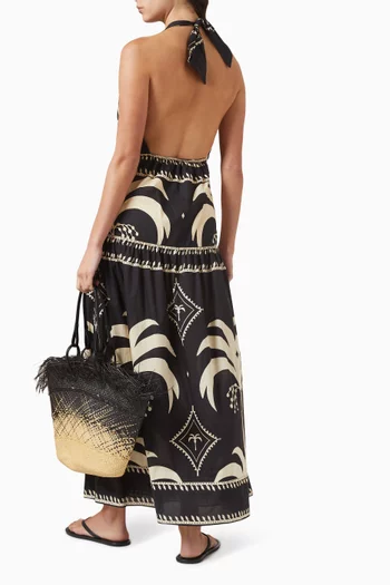 Latin Rhythms Maxi Dress in Cotton