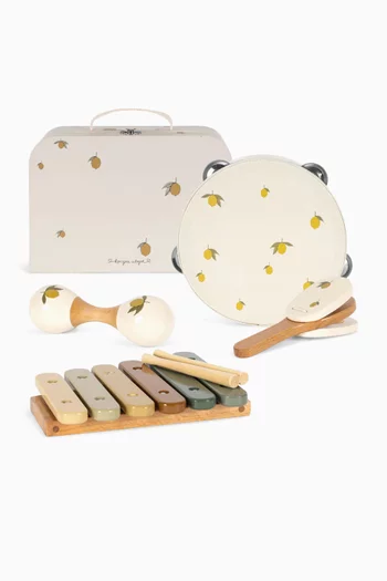 مجموعة أدوات موسيقية بتصميم ليمون لامع