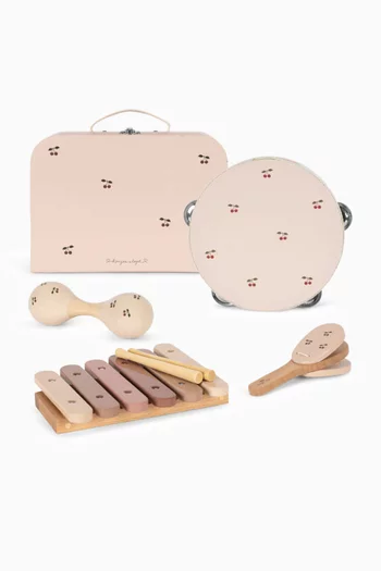 مجموعة أدوات موسيقية بتصميم كرز لامع