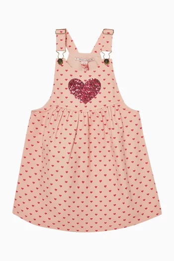 فستان نولا مطرز بالترتر قطن عضوي