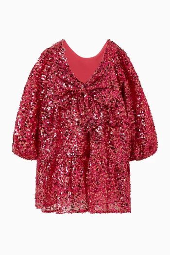 Lila Sequin-embellished Dress