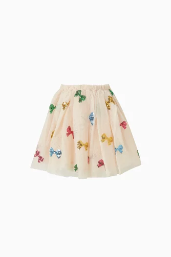 Yvonne Sequin-embellished Skirt in Tulle