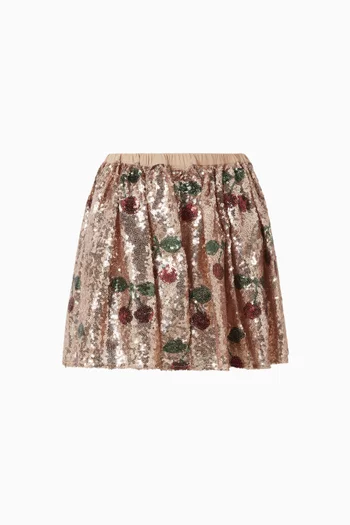 Starla Sequin-embellished Skirt