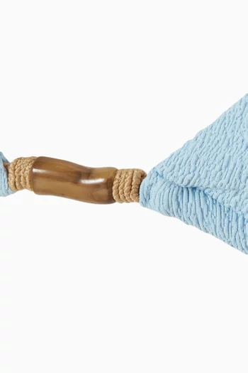 قطعة بيكيني علوية فيرينز ليزلي بقوالب مثلثة وحمالات بشكل حرف T في الخلف