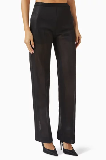 Doshie Sheer Pants in Mesh