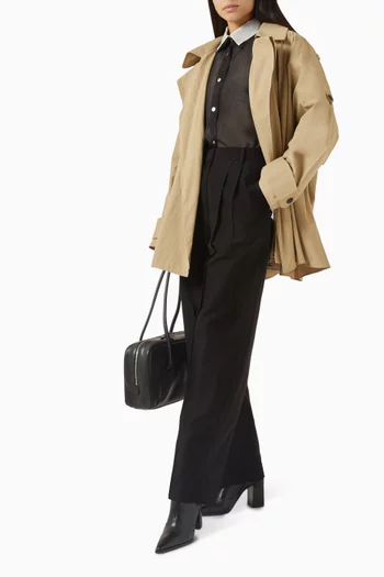 Dune Belted Coat in Cotton