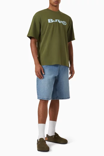 Registered-print T-shirt in Cotton