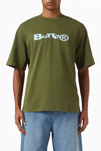 Registered-print T-shirt in Cotton