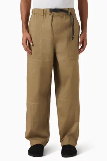 TRS Belted Pants in Stretch-cotton