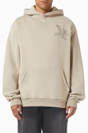 Croaker Hoodie in Cotton-fleece