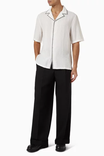 Eren Shirt in Seersucker