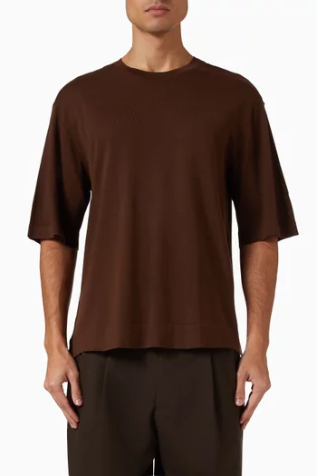 Boris T-shirt in Lyocell & Wool