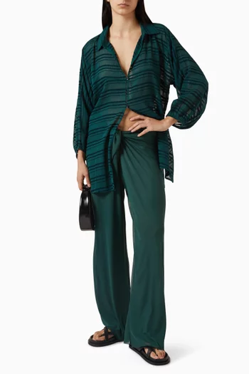 قميص جينا للارتداء فوق ملابس السباحة قطن