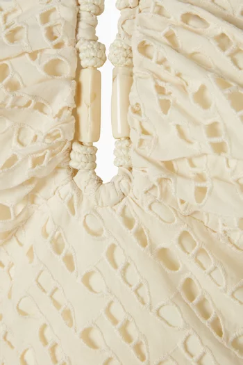 Eyelet Melinda Cropped Top