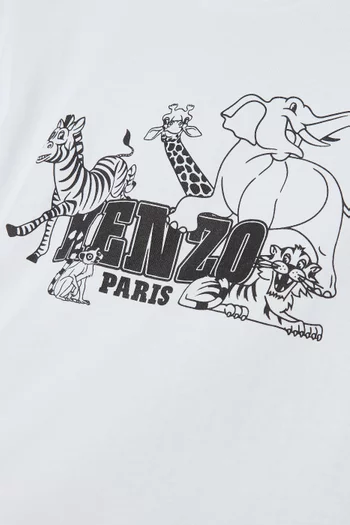 Logo-print T-shirt in Organic Cotton