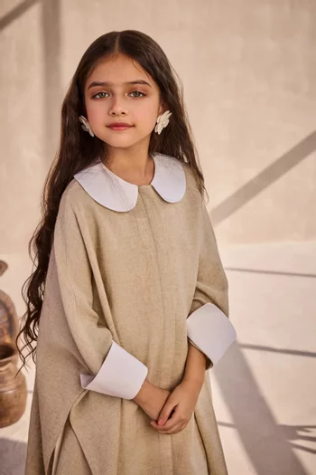 Gabby Kaftan Dress in Cotton & Linen