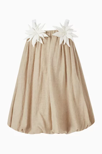 فستان ليلي كتان 