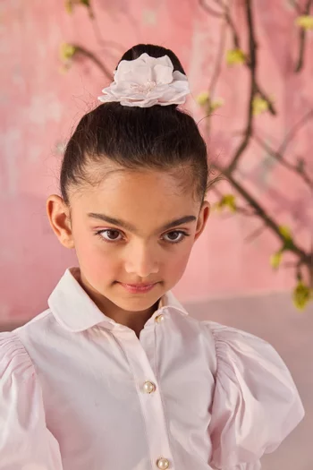 Bloom Hair Clip in Cotton & Organza