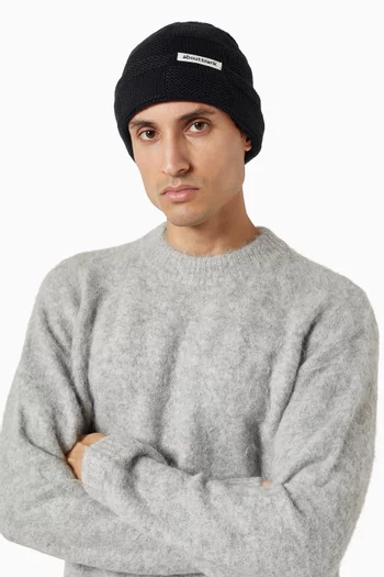 Chequeboard Beanie in Knit