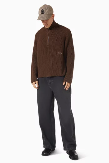 Wide Leg Jeans in Denim