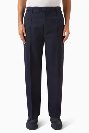 Everyday Pleated Pants in Twill