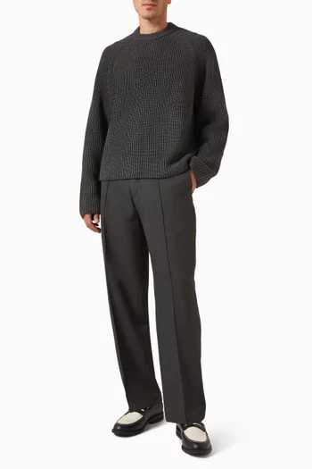 Everyday Pleated Pants in Twill