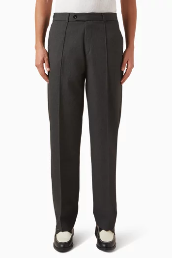 Everyday Pleated Pants in Twill