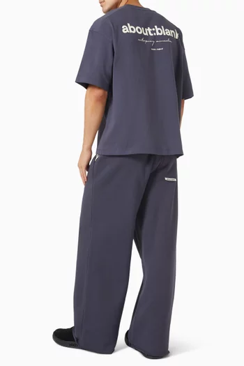 تي شيرت بقصة مربعة قطن