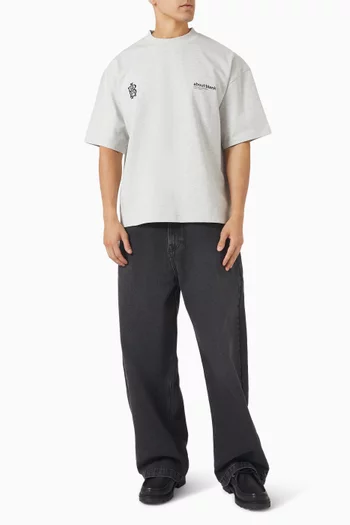 Dual Logo T-shirt in Cotton