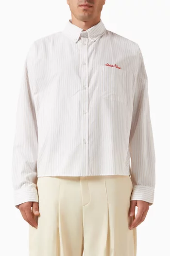 Oxford Script Shirt in Cotton