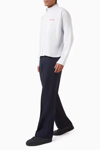 Oxford Script Shirt in Cotton