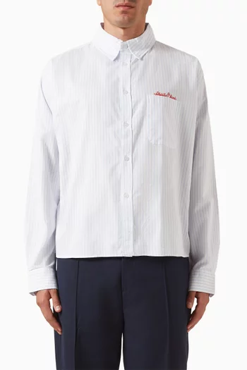 Oxford Script Shirt in Cotton
