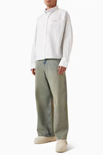 Oxford Script Shirt in Cotton