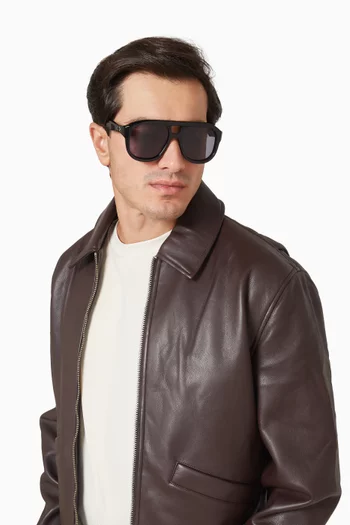 نظارة شمسية جاسبر بإطار أفياتور أسيتات