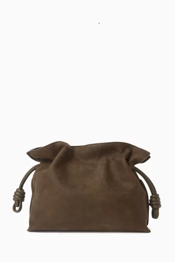 Medium Flamenco Clutch in Leather