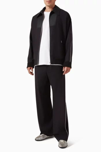 Embroidered-logo T-shirt