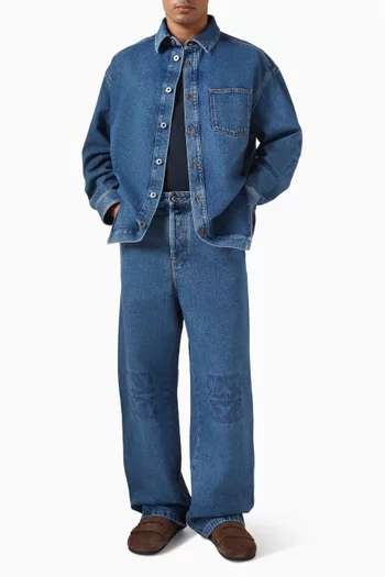 Anagram Overshirt in Denim