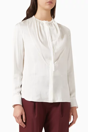 Tie-neck Blouse