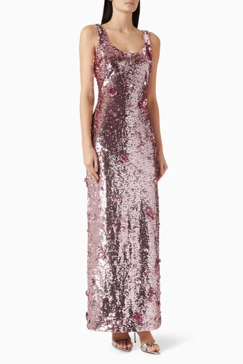 Tindra Sequin-embellished Gown