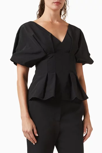 بلوزة روزن قطن فاي