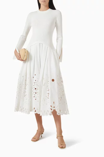 فستان داليا متوسط الطول