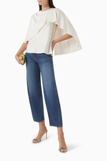 Eliora Cape Top in Satin